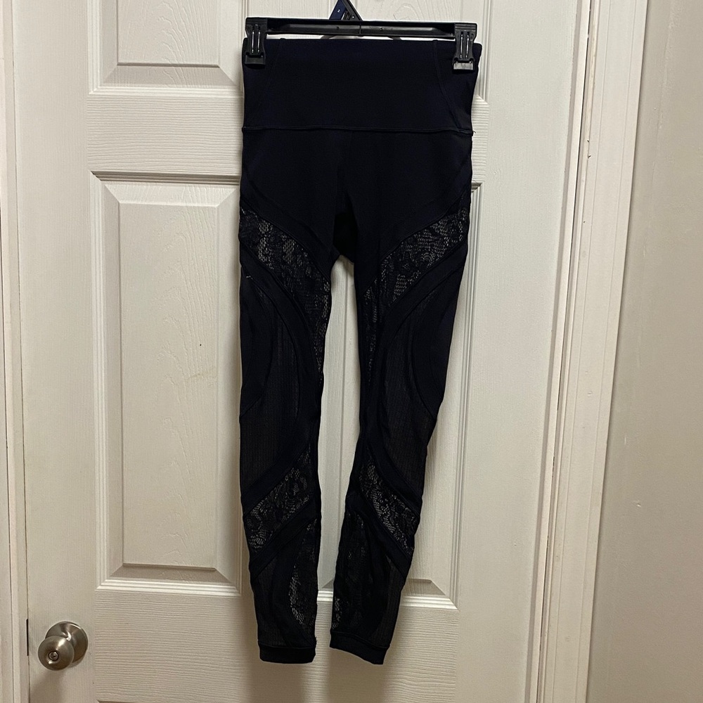 lululemon athletica Black Lace Leggings